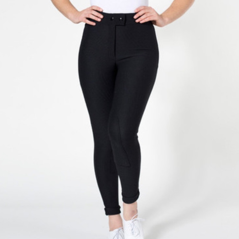 American Apparel Riding Pant in Black